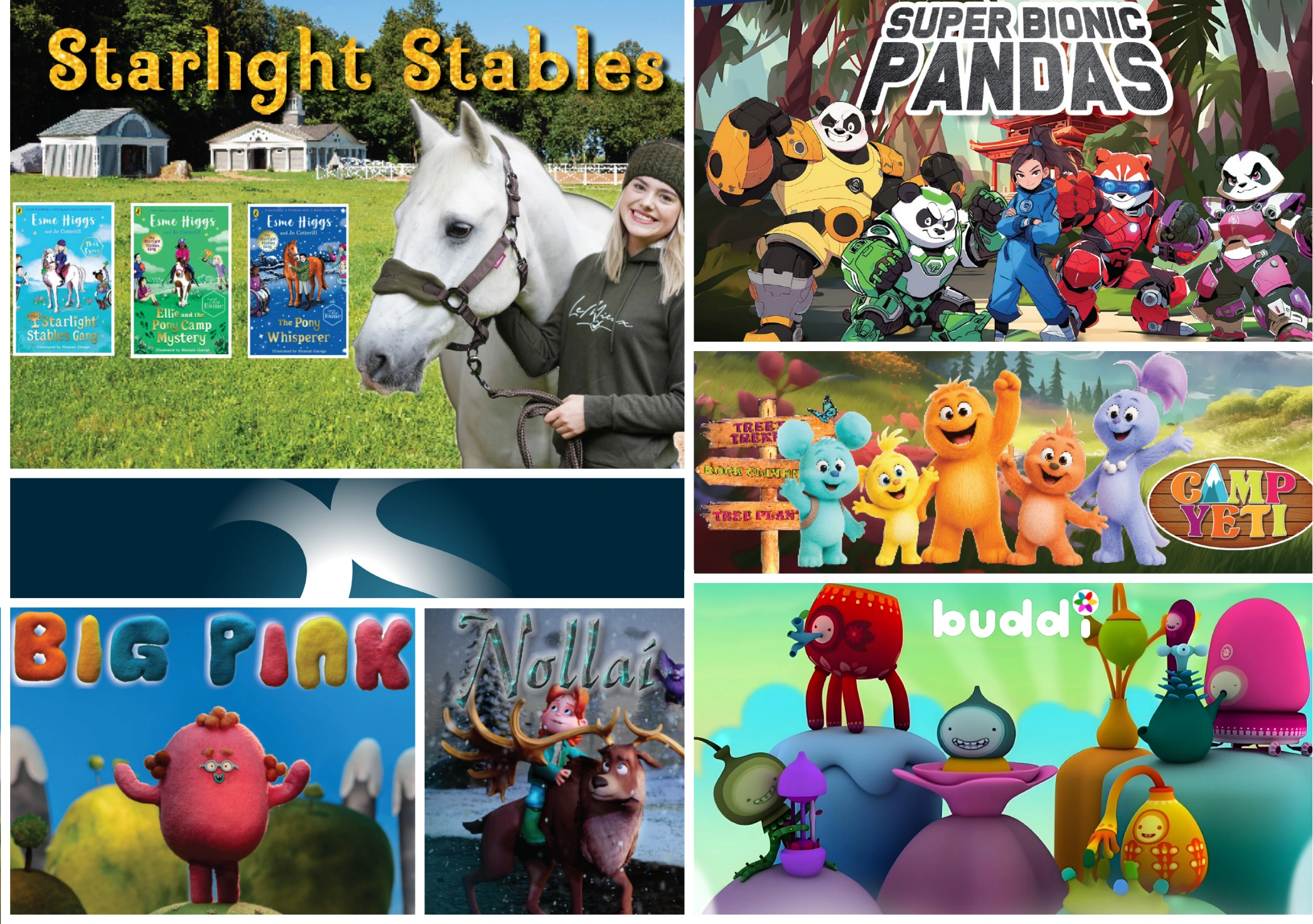 Raydar Studios children's and family content artwork